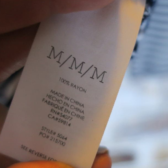 CAbi Boat Striped Asymmetrical Long Sleeve Tee Blouse Style 5064 - Picture 8 of 9